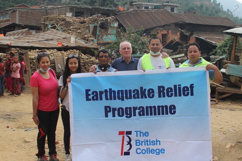 Relief for Sindhupalchowk by The British College